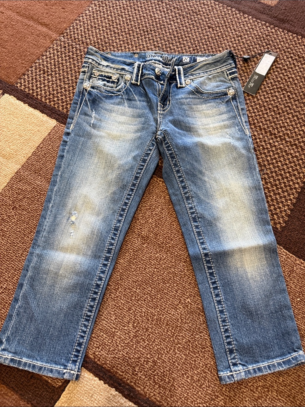 Miss Me Blue Faded Boot Cut Jeans